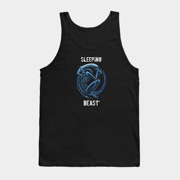 Sleeping Beast (scale: 70%) Tank Top by SPACE ART & NATURE SHIRTS 